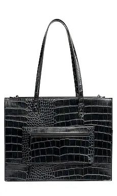 BEIS Croc Mini Work Tote in Black from Revolve.com | Revolve Clothing (Global)