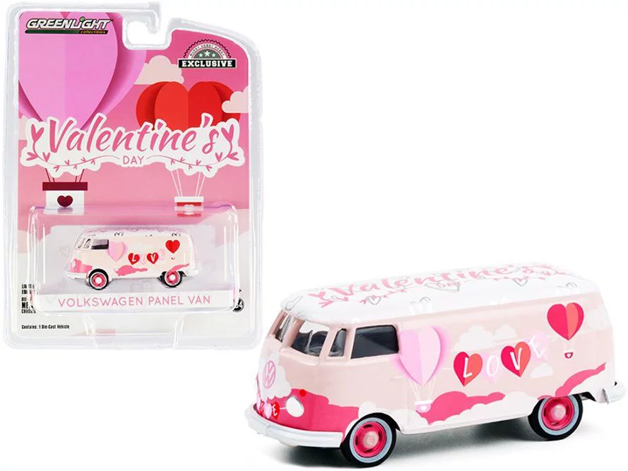 Valentine's Day 2021 Volkswagen Type 2 Panel Van, Pink - Greenlight 30251/48 - 1/64 scale Diecast... | Walmart (US)