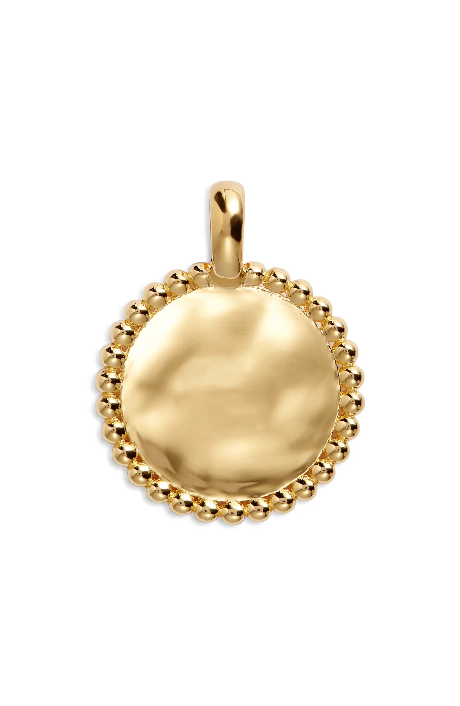 Monica Vinader Deia Beaded Disc Pendant Charm | Nordstrom | Nordstrom