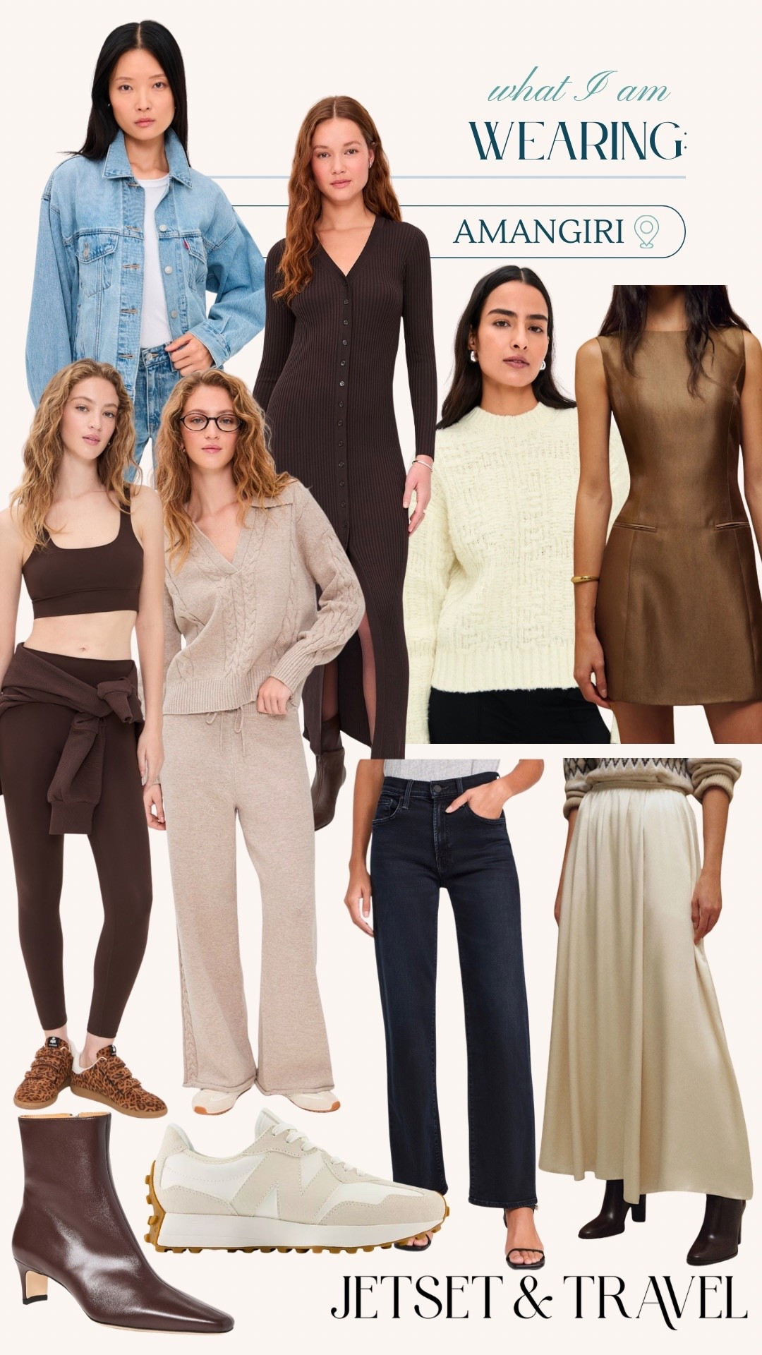 Did you catch my posts on Instagram about surprising Brandon with a trip to a secret location for our anniversary? It was so fun keeping him guessing! If you have been following along you know we are at…AMANGIRI!! This stunning property in the Utah desert is what dreams are made of. I packed a mix of elevated pieces from #shopbop and #reformation for our nice dinners as well as some more casual pieces for lounging and hikes! I’ve been loving all the brown tones this fall. 

#amangiri #travel #utah #anniversarytrip #levis #madewell #cashmere #silkskirt #varley #motherdenim #newbalance #staud #sweaterdress 

#LTKShoeCrush #LTKStyleTip 

#LTKTravel