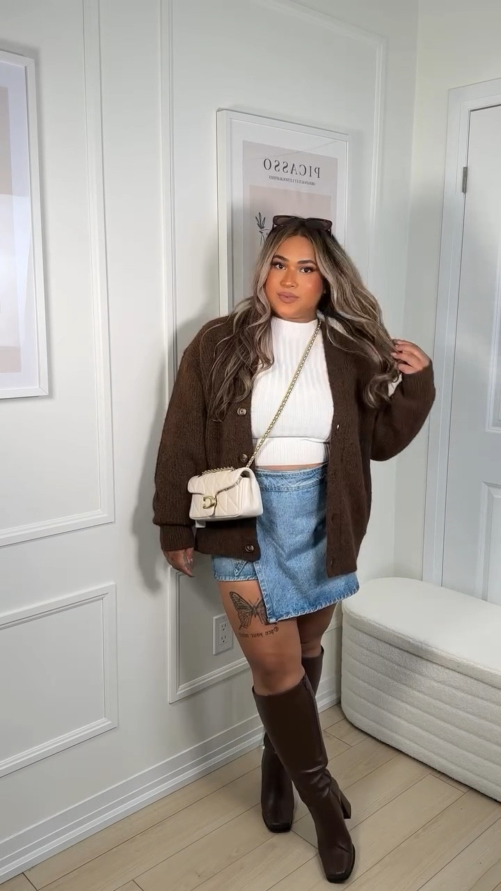 A cute going out fall outfit 🍂🤎 Loving the brown tones as usual 🥰 

Comment ‘FALL’ for a DM with the outfit details 💬

#fallfashion #fallstyle #outfit #midsize #outfitinspiration

#LTKStyleTip #LTKMidsize