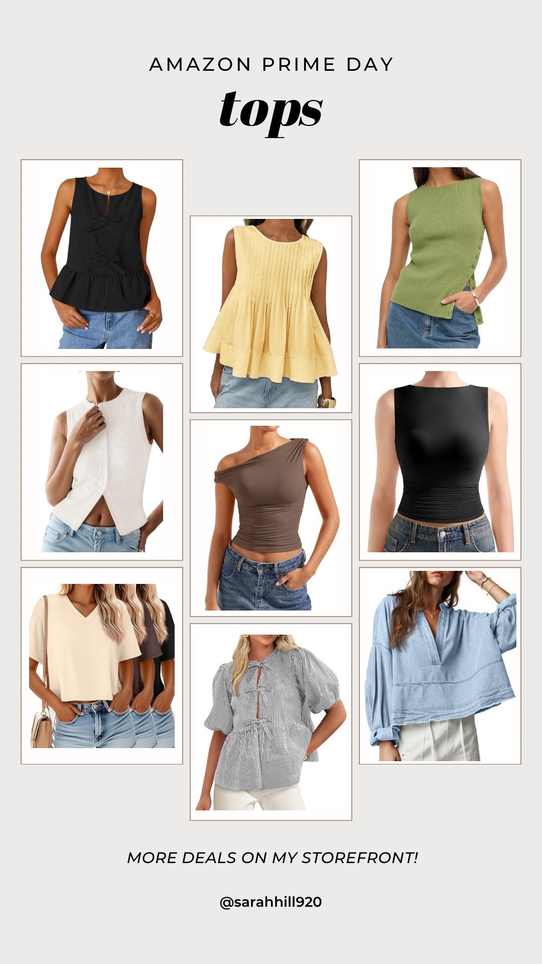 Summer tops on sale for Amazon Prime Day!

Going out top, boho top, blouse, basics 

#LTKSaleAlert #LTKStyleTip