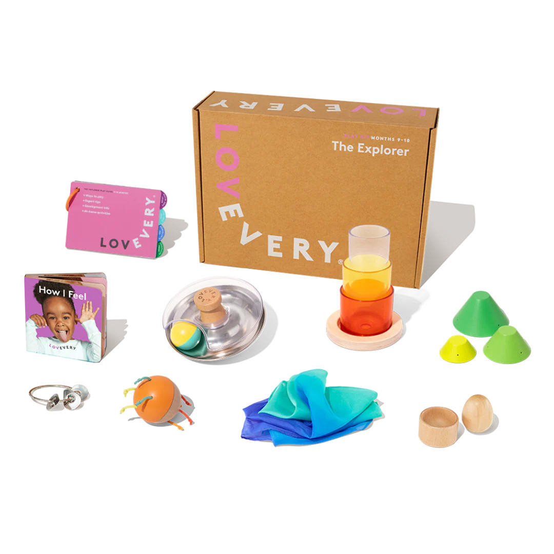 Lovevery Explorer Kit | The Play Kits | Baby Development Toys For 9-10 Month Old | Baby Balance And Coordination Development Toy Subscription | LOVEVERY