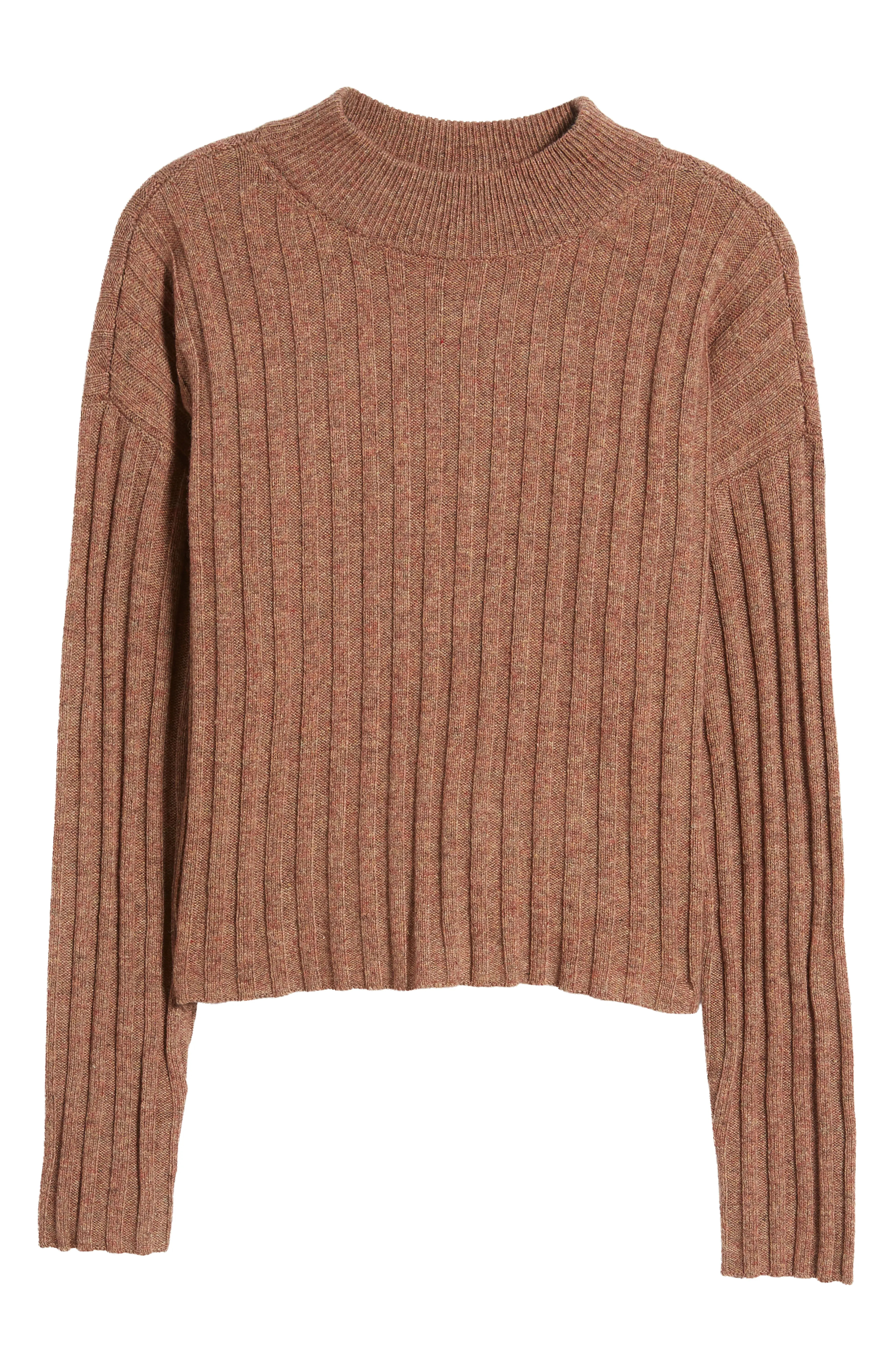 Madewell Mock Neck Crop Sweater | Nordstrom | Nordstrom