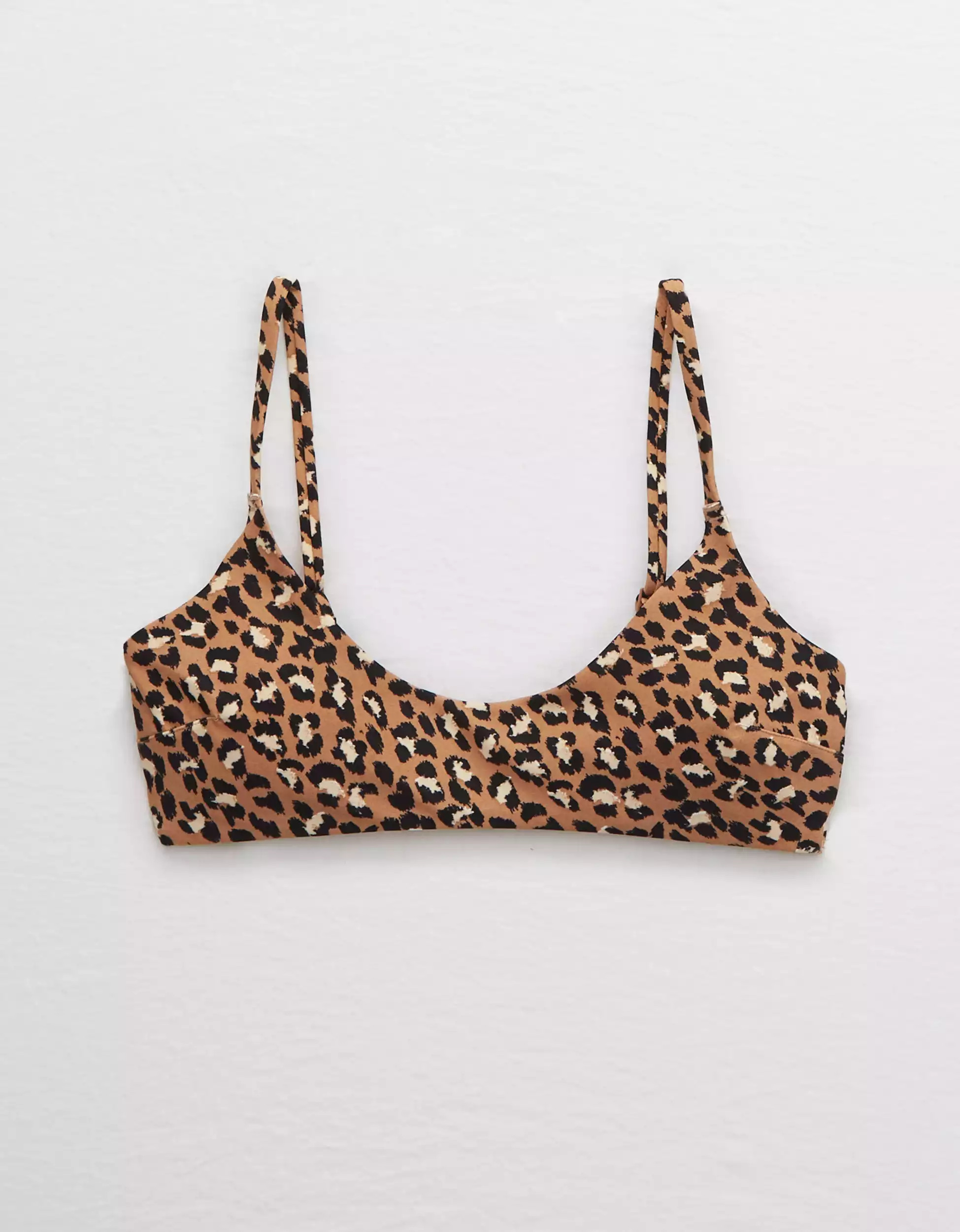 Aerie Leopard High Cut Cheeky Bikini Bottom | American Eagle Outfitters (US & CA)