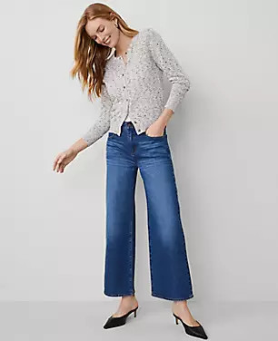 The Wide-Leg Crop Jean | Ann Taylor