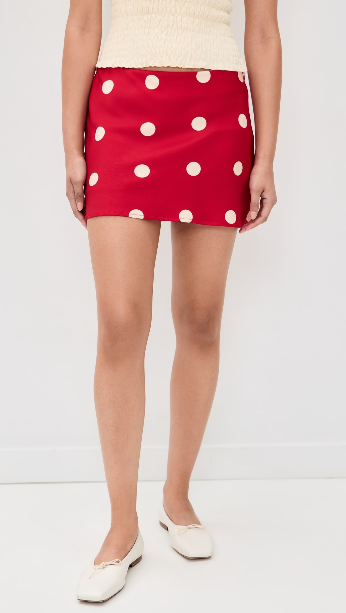 Polka Dot Miniskirt | Shopbop