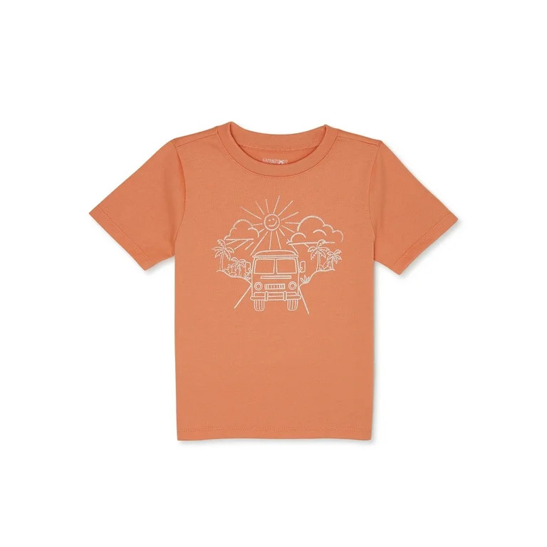 Garanimals Toddler Boy Short Sleeve Graphic T-Shirt, Sizes 18M-5T | Walmart (US)