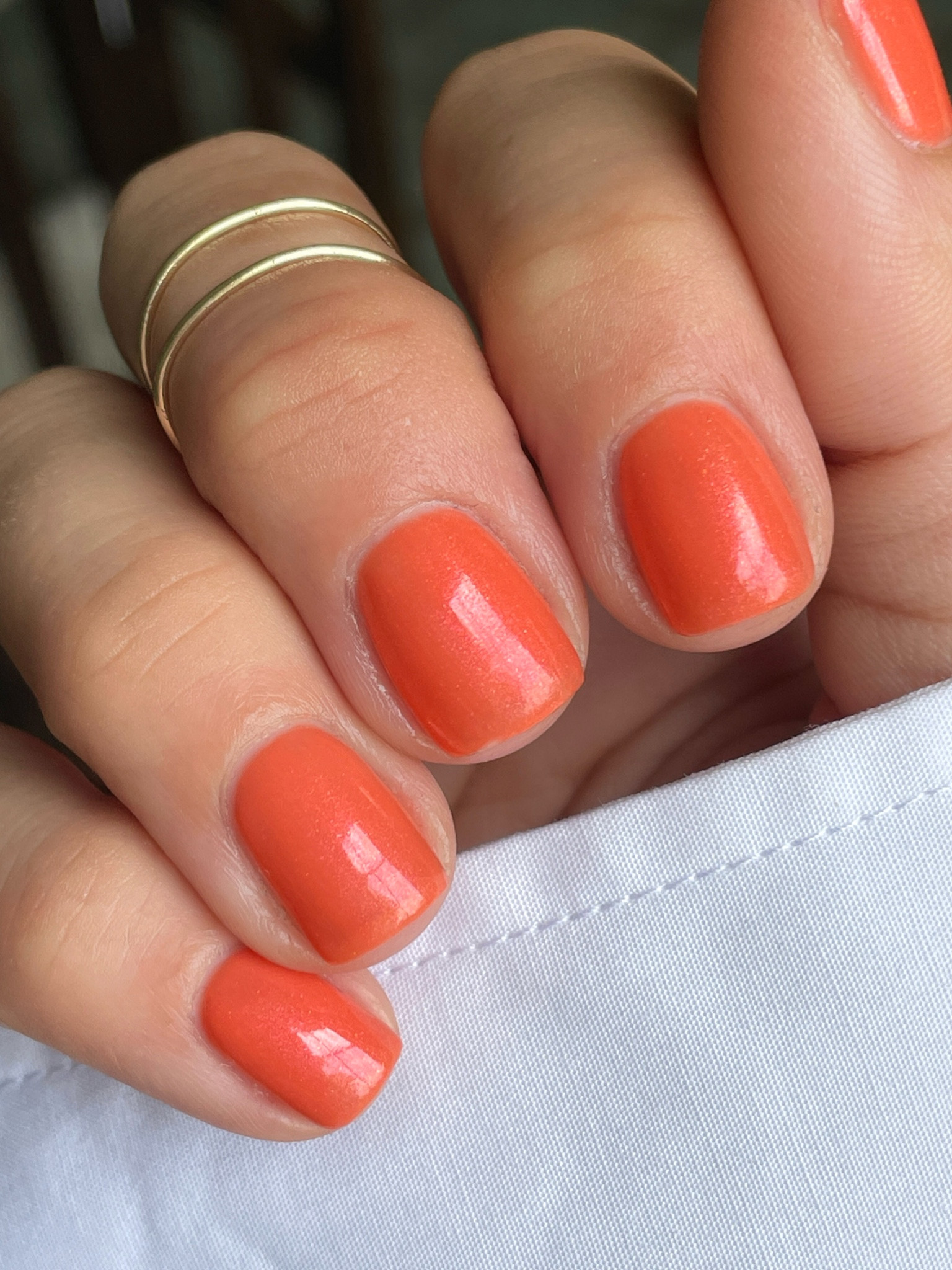 “I’ll Take Another Spritz” - a sparkly transparent & buildable orange nail polish from Olive & June’s new summer Ahoy Mani’s collection, shown in 3 coats. 🍹🍊

#LTKBeauty