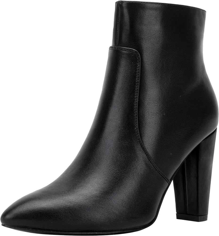 Vepose Women's 9633 Ankle Boots Fashion Stiletto High Heel Booties Dress Point Toe Boot | Amazon (US)
