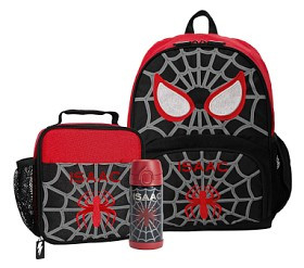 Mackenzie Marvel's Spider-Man Miles Morales Critter Backpack & Lunch Bundle, Set of 3 | Pottery Barn Kids