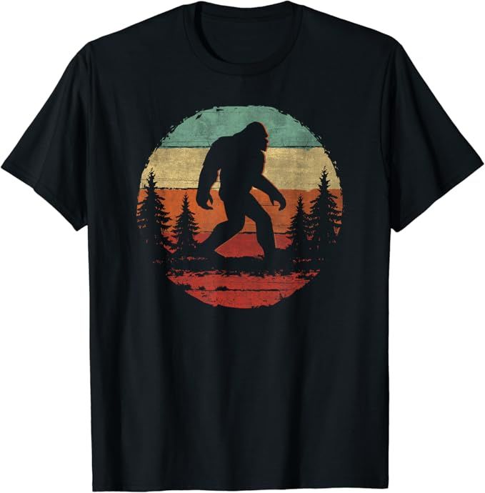 Retro Vintage Bigfoot Shirt Hide and Seek T Shirt | Amazon (US)