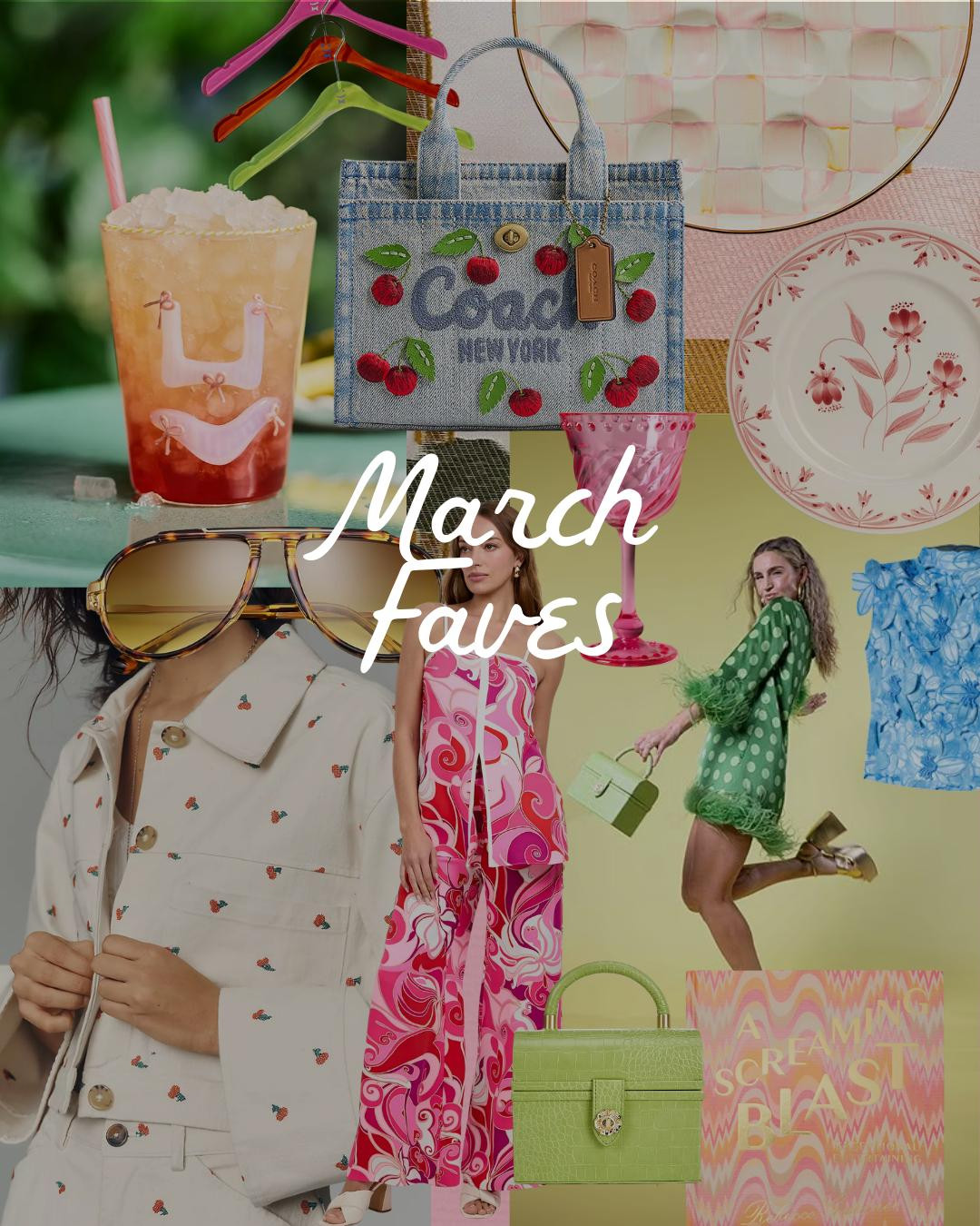 March Favorites!! Everything we shopped and styled this month, from funky glassware to colorful new pieces to enjoy the warm weather!!  

 #LTKSeasonal #LTKHome