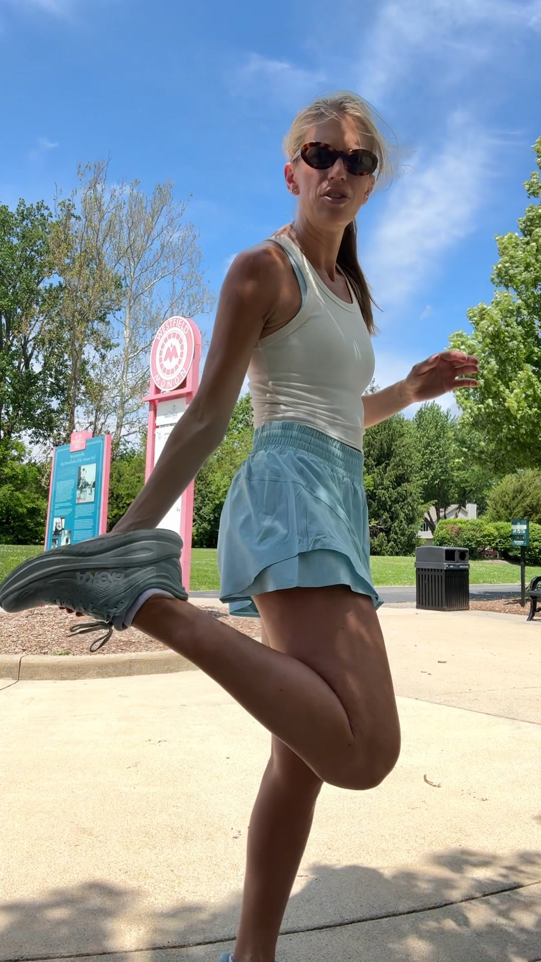 Walking outfit today. These running shorts from @lululemon  are gold!! Love that they don’t fly open and but have the ruffle look

I always size up one size to medium and 6 in all Athleta

Small in tank

#LTKActive #LTKfitnessgoals #LTKmomlife