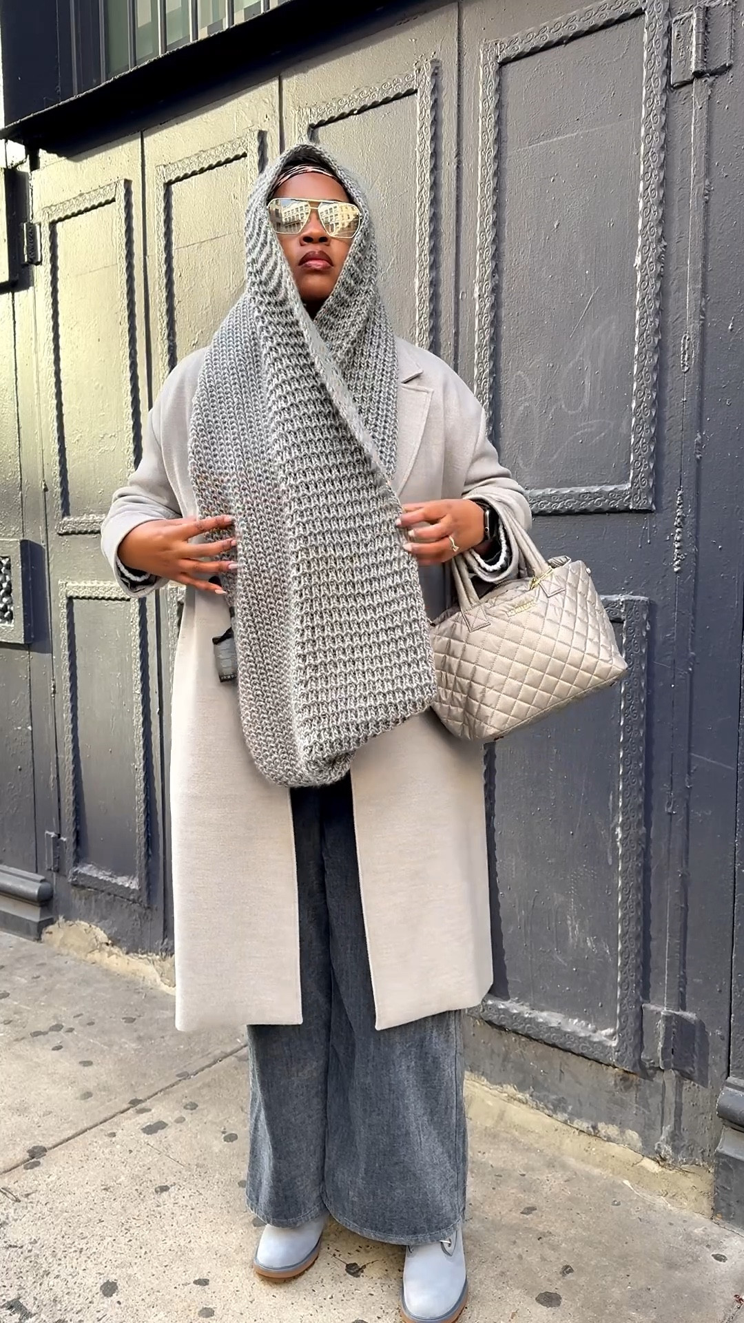 Bundled up and warm!  Chic accessories make it a look! The infinity scarf is my new fave! 

#LTKSeasonal #LTKMidsize #LTKootd