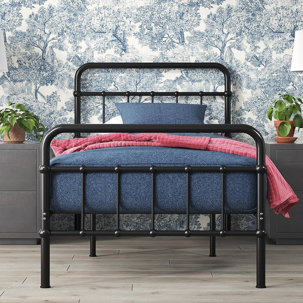 ZINUS Florence Full Panel Metal Platform Bed Frame / Mattress Foundation / No Box Spring Needed /... | Amazon (US)