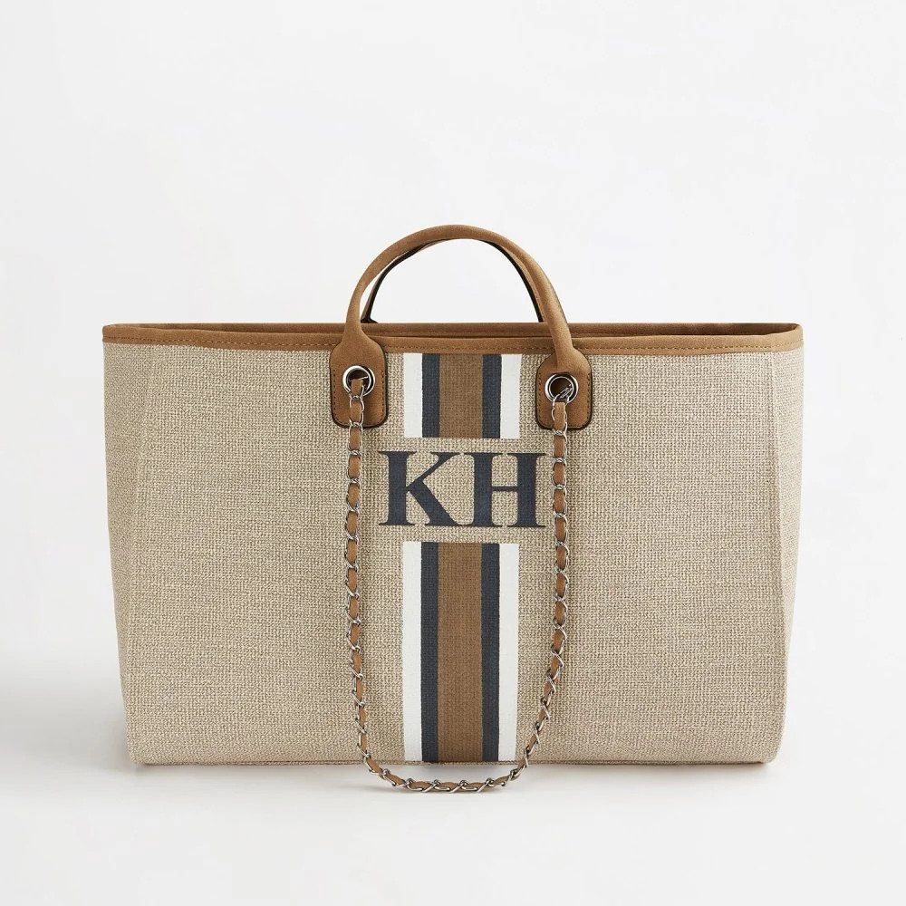 Lily Canvas Tote - Soft Fawn Jumbo Size for Every Day | Lily and Bean