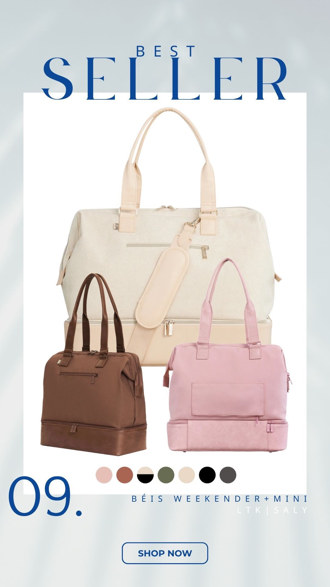 CYBER WEEK TRAVEL DEAL: BÉIS Weekender Bags! ✈️🖤

The BÉIS Weekender + Mini Weekender are finally on Cyber Week / Black Friday sale — and these are the BEST travel bags for weekend trips, carry-on packing, and holiday travel.

They have:
✨ Easy-access wide opening
✨ Bottom shoe + toiletries compartment
✨ Laptop pocket + organizational pockets
✨ Trolley sleeve for your suitcase
✨ Perfect for overpackers (me!)

If you’ve been eyeing a new carry-on, travel tote, or holiday gift, this is the time to grab it! Linking both bags in my LTK 🤍

#BeisTravel #BeisWeekender #TravelBag #CyberWeekDeals #BlackFridayDeals #TravelEssentials #CarryOnBag #WeekendBag #LTKtravel #LTKsaleAlert #AmazonDeals #HolidayTravel #OverpackerBag

#LTKCyberWeek #LTKGiftGuide #LTKTravel