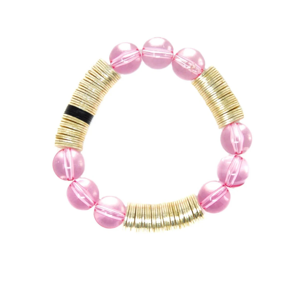 12mm Pink & Gold Dottie | Allie + Bess