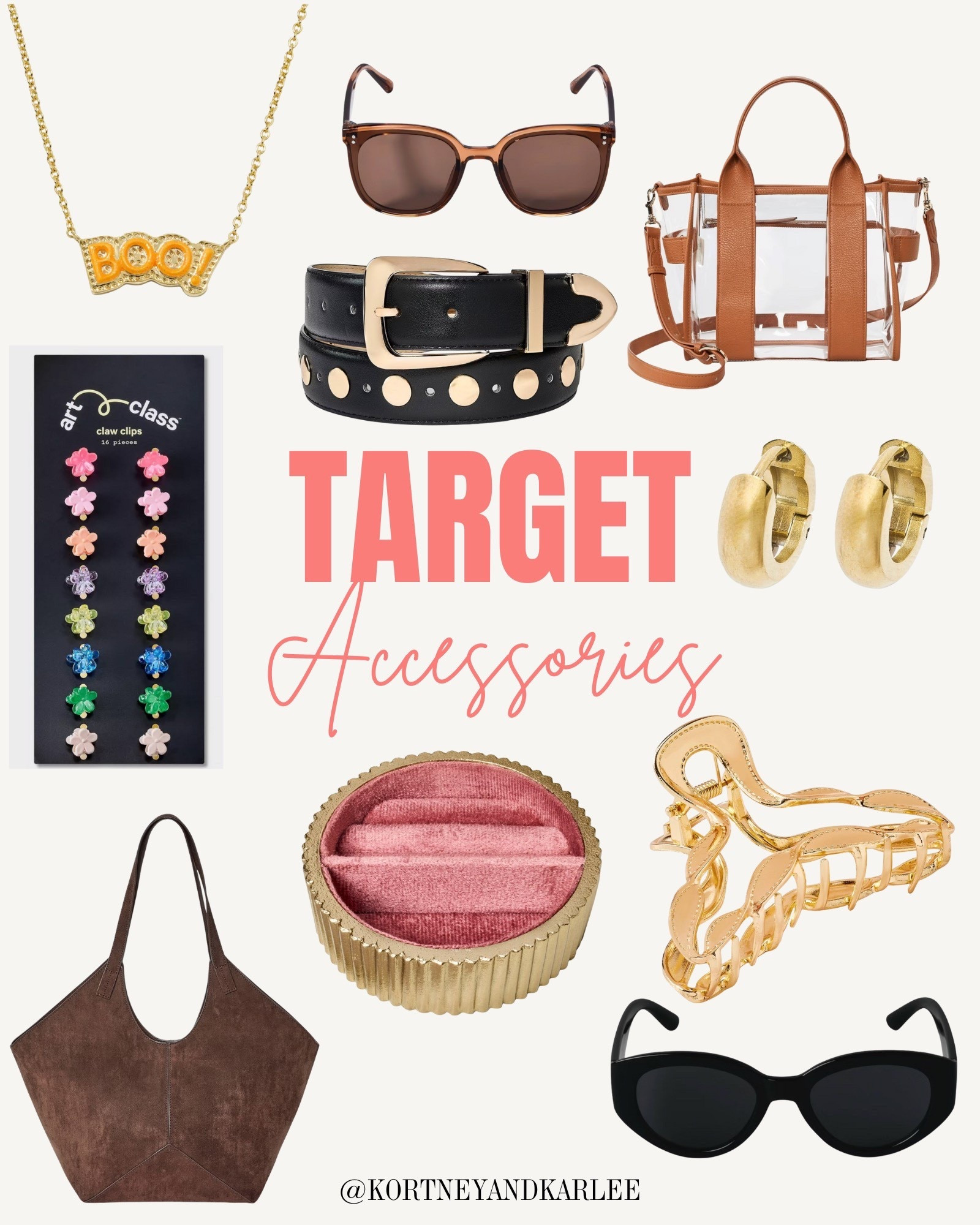 Target Accessories! 

Kortney and Karlee | #kortneyandkarlee #LTKfindsunder50 #LTKfindsunder100 #LTKtravel 