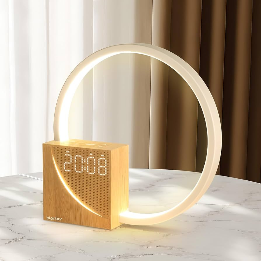 Bedside Lamp, Sunrise Alarm Clock Touch Table Lamp with 10 Natural Sounds, Desk Lamp, Touch Contr... | Amazon (CA)