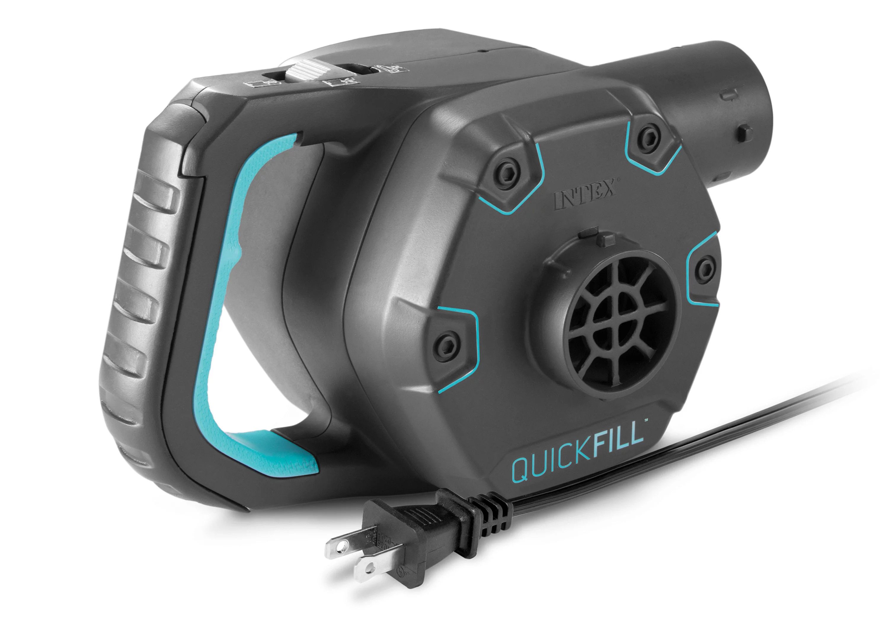 Intex Quick-Fill AC Electric 120 V Air Pump, Black, 6.1" x 10.4" x 5.6' | Walmart (US)