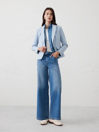 Stretch Twill Classic Blazer | Banana Republic Factory