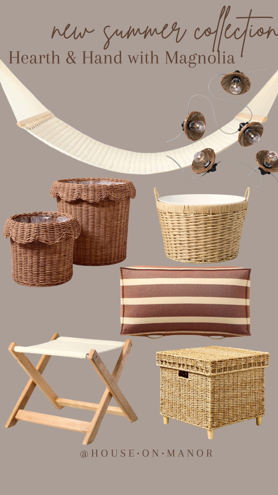 NEW Hearth & Hand with Magnolia summer collection drops online & in stores 4/13! This outdoor/patio decor is so pretty😍

#LTKSeasonal #LTKHome