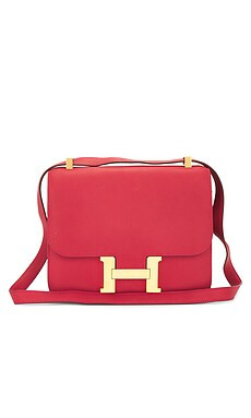 FWRD Renew Hermes Swift Constance 24 Shoulder Bag in Red from Revolve.com | Revolve Clothing (Global)
