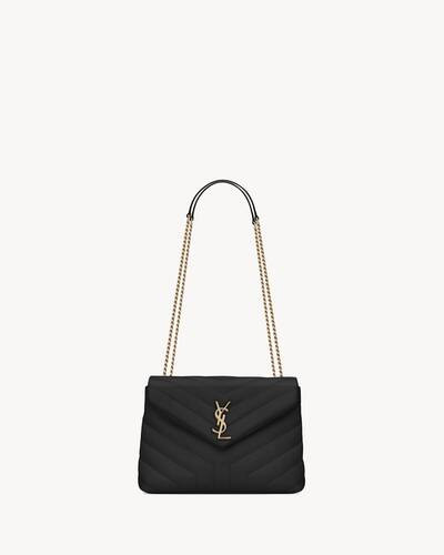 BAG WITH FRONT FLAP, FEATURING INTERLACED METAL YSL INITIALS, A LEATHER AND METAL CHAIN STRAP THA... | Saint Laurent Inc. (Global)