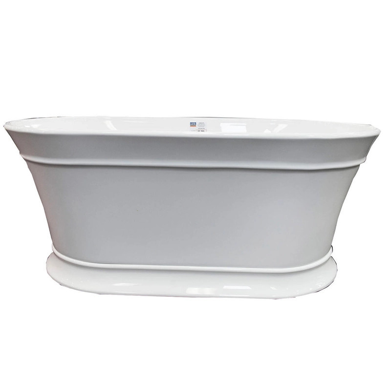 Charlotte - White Freestanding Bath 1500mm | MyDeal - AU