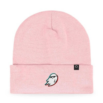 Dalix Ghost Life Embroidered Beanie Hat Knit Cap Cold Weather Womens in Pink Solid | Target