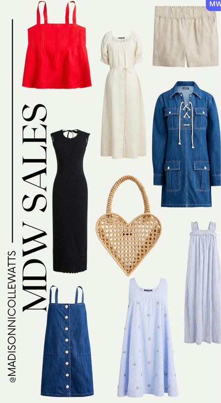 MDW Sales from J Crew! These pieces are so good and so cute!! 

Red linen bow too, linen maxi dress, linen shorts, denim dress, rattan heart purse, caned heart purse, jeweled swing dress, seersucker midi dress 



#LTKFindsUnder100 #LTKMidsize #LTKStyleTip