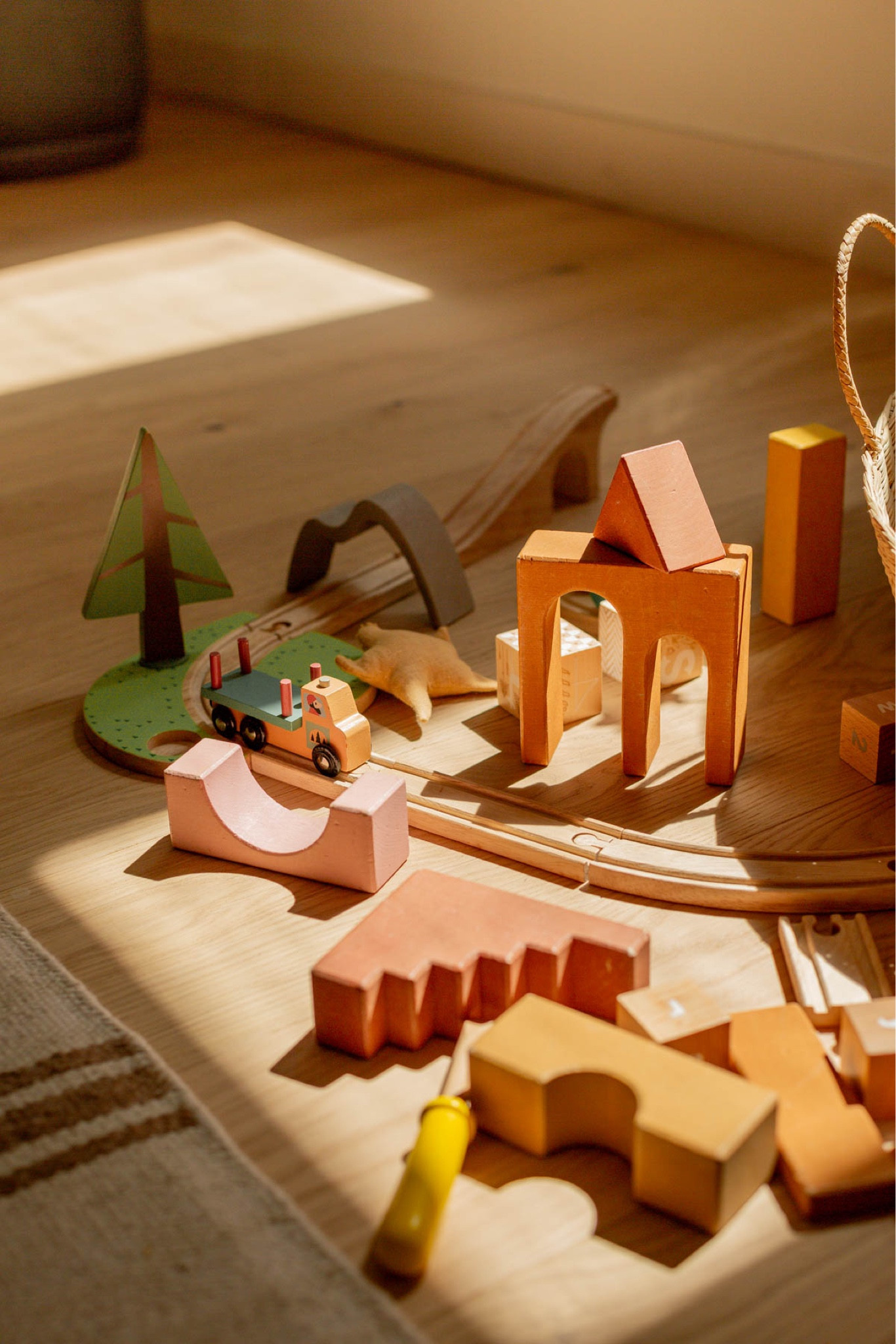 My son got that wooden train set as a gift a while back and it’s so cute- comes with a good amount of track and plenty of train vehicles. Wooden toys - kids - baby - toddler - gift idea - Montessori - Waldorf 

#LTKkids #LTKbaby #LTKGiftGuide