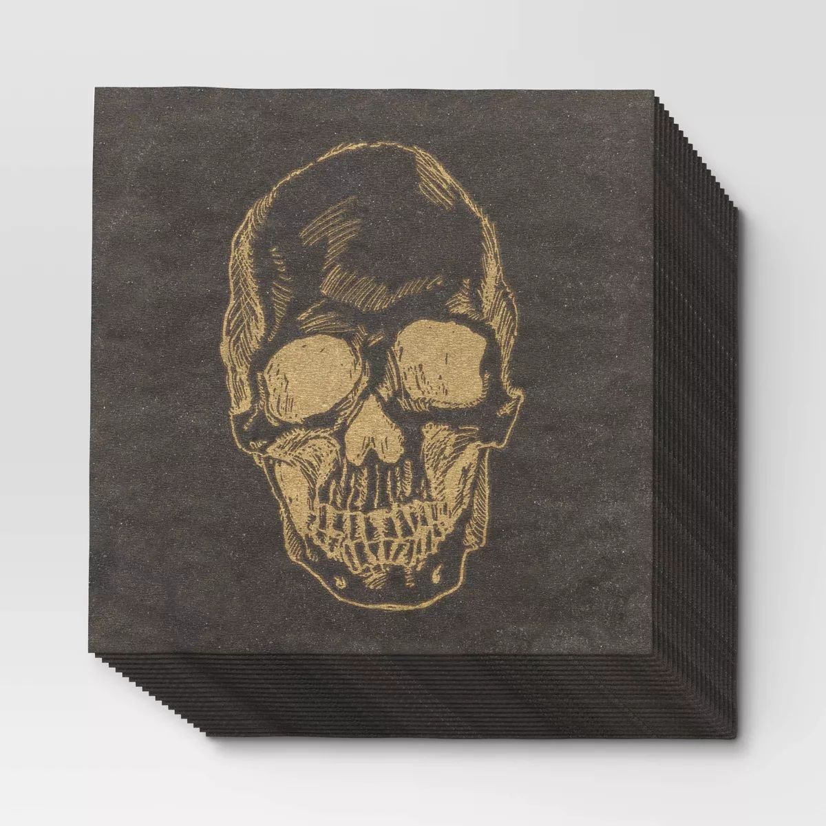 20ct Halloween Paper Disposable Beverage Napkins Black - Threshold™ | Target