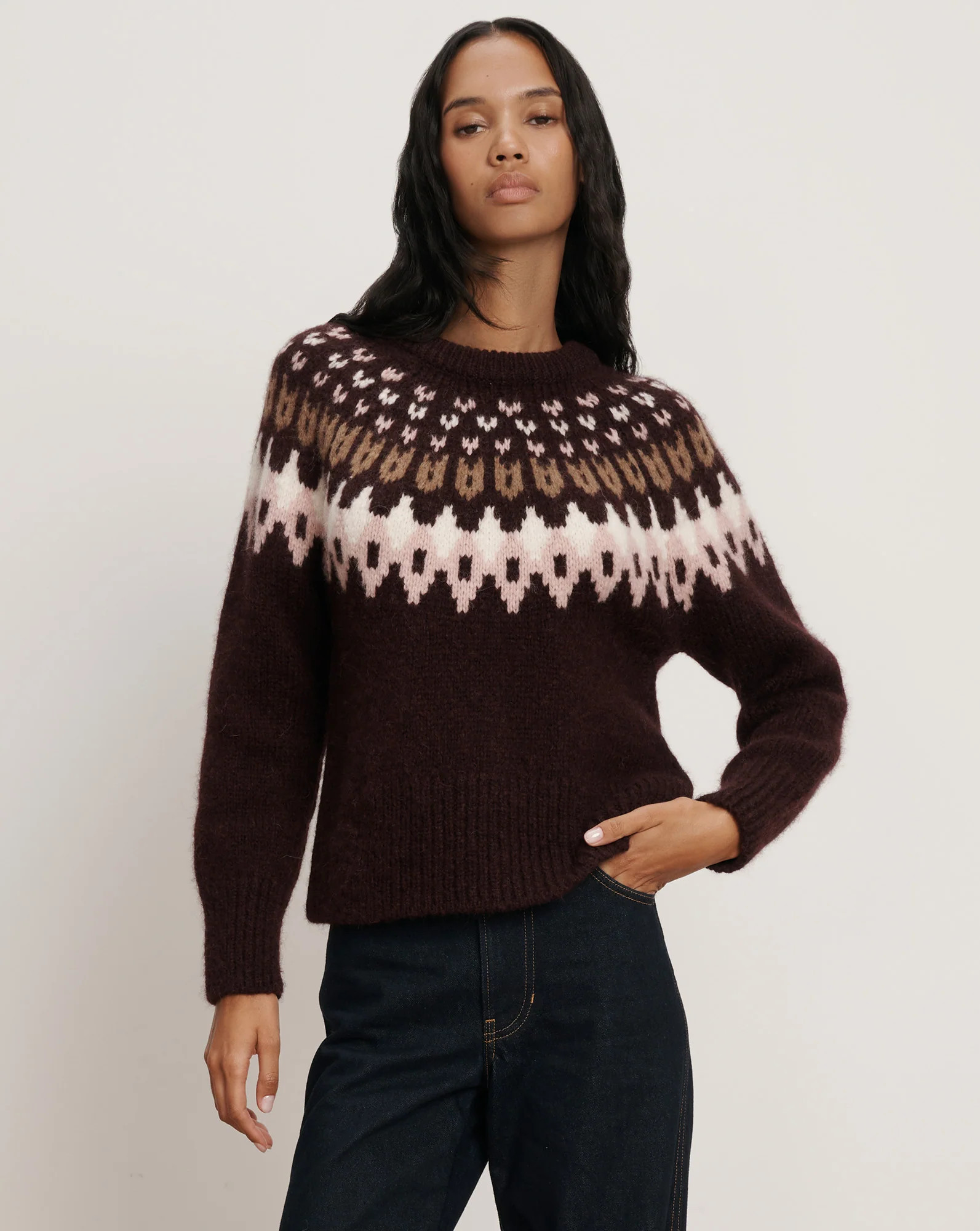Anne Fair Isle Sweater | Veronica Beard