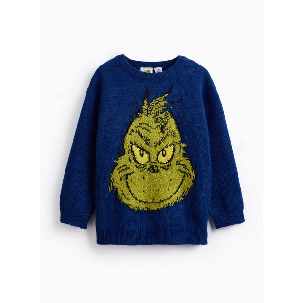 Mini Me Christmas Grinch Character Jumper  9 years | Tu Clothing