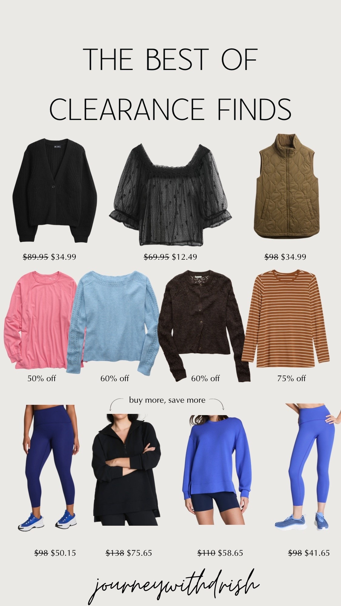 Clothing clearance finds that you don’t want to miss! 

#LTKFindsUnder100 #LTKSaleAlert #LTKFindsUnder50