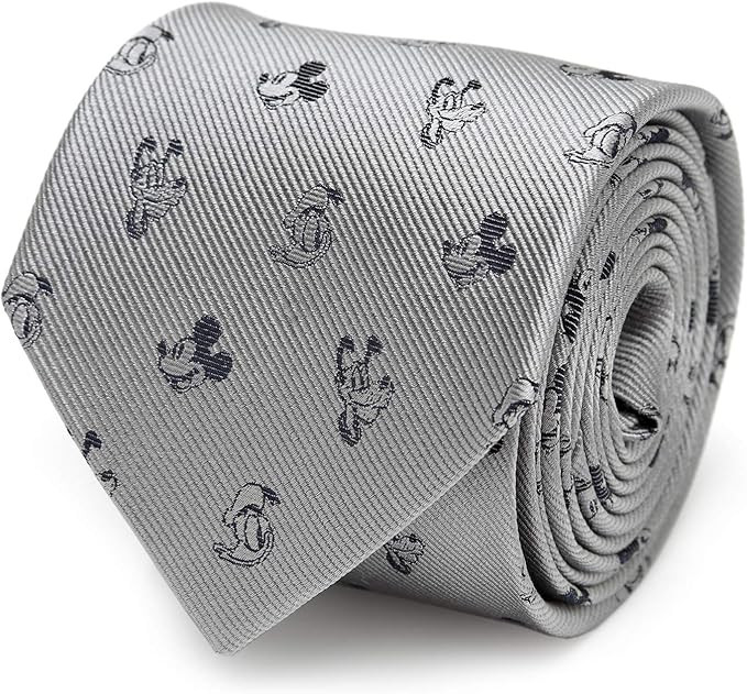 Cufflinks Inc. Mickey and Friends Gray Men's Tie | Amazon (US)