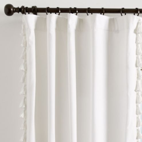 Tassel Trim Drapery Panel | Ballard Designs | Ballard Designs, Inc.