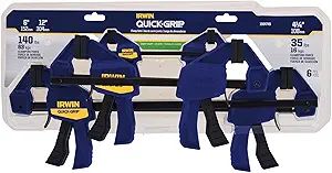 IRWIN QUICK-GRIP Bar Clamp, One-Handed, Mini, 6-Pack (1964749) , Blue | Amazon (US)