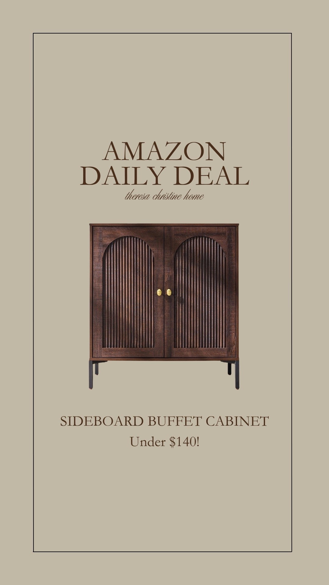 This beautiful sideboard buffet cabinet is from Amazon and is such a great price!! 🤎🤩 I cannot believe it’s an Amazon home find. Perfect for an entryway or living room!

#LTKHome