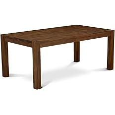 East West Furniture LM7-0N-T Lismore Dining Room Table - Rectangle Rustic Wood Table , 40x72 Inch... | Amazon (US)