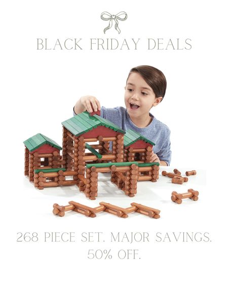 Black Friday deals, Amazon, Amazon deals, cyber week, cyber Monday, Christmas gift ideas, Christmas gift guide, stocking stuffers, sale finds, Lincoln logs, children a toys, toddle, little boy, little girl, kids fits ideas

#LTKGiftGuide #LTKunder100 #LTKCyberweek