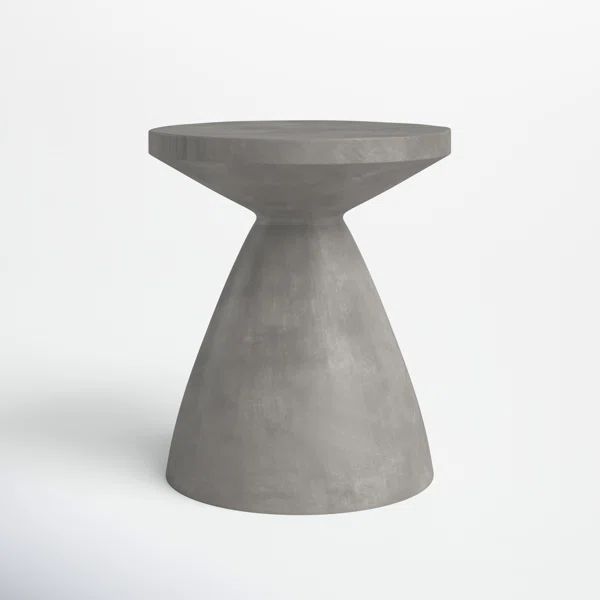 Sayle Stone/Concrete Side Table | Wayfair North America