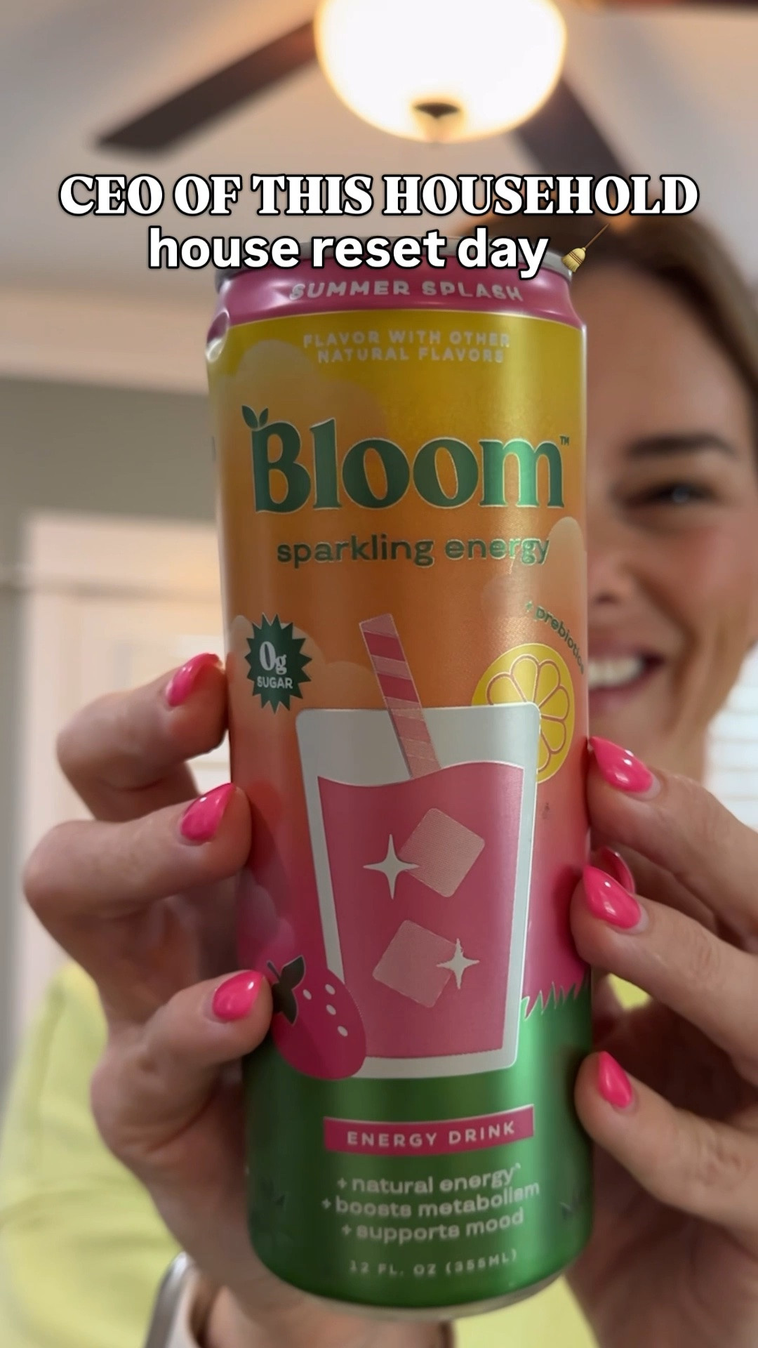 Day in the life of the CEO of this household 🏠✨

We are doing a full house reset today and I am fueling up with the new limited edition Summer Splash Sparkling Energy from @bloomsupps first — strawberry lemonade flavor and it is SO good. Zero sugar, only 10 calories, and natural caffeine to get me through all of this!

Bedrooms ✅ Kids bedding ✅ Kitchen ✅ Living room ✅ Floors ✅

The CEO has clocked out for the day 😂 Come hang out with me every week for more resets like this!

Shop these Bloom Energy Summer Splash flavor on Amazon!🌸

@bloomsupps #BloomPartner #cleanwithme #houseresert #sahm #momlife #cleaningmotivation #summervibes