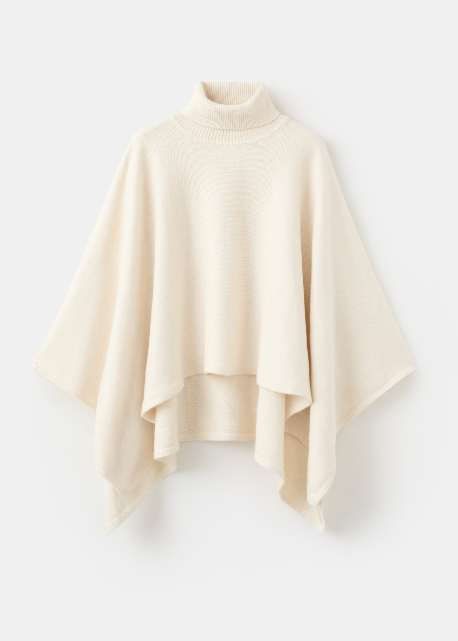 Knitted turtleneck cape | Mango (US/MX/AU)