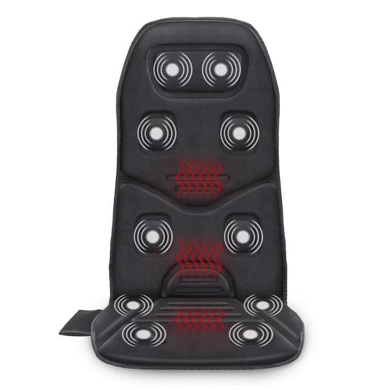 COMFIER Motors Massage Seat Cushion with 3 Level Heating Pad,Back massager,Black,Christmas gift f... | Walmart (US)