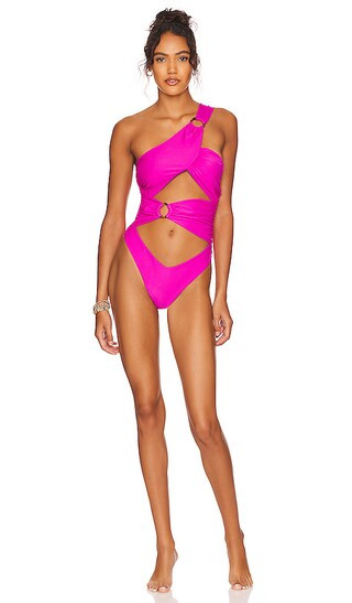 Feeling Myself One Piece in Magenta | Revolve Clothing (Global)