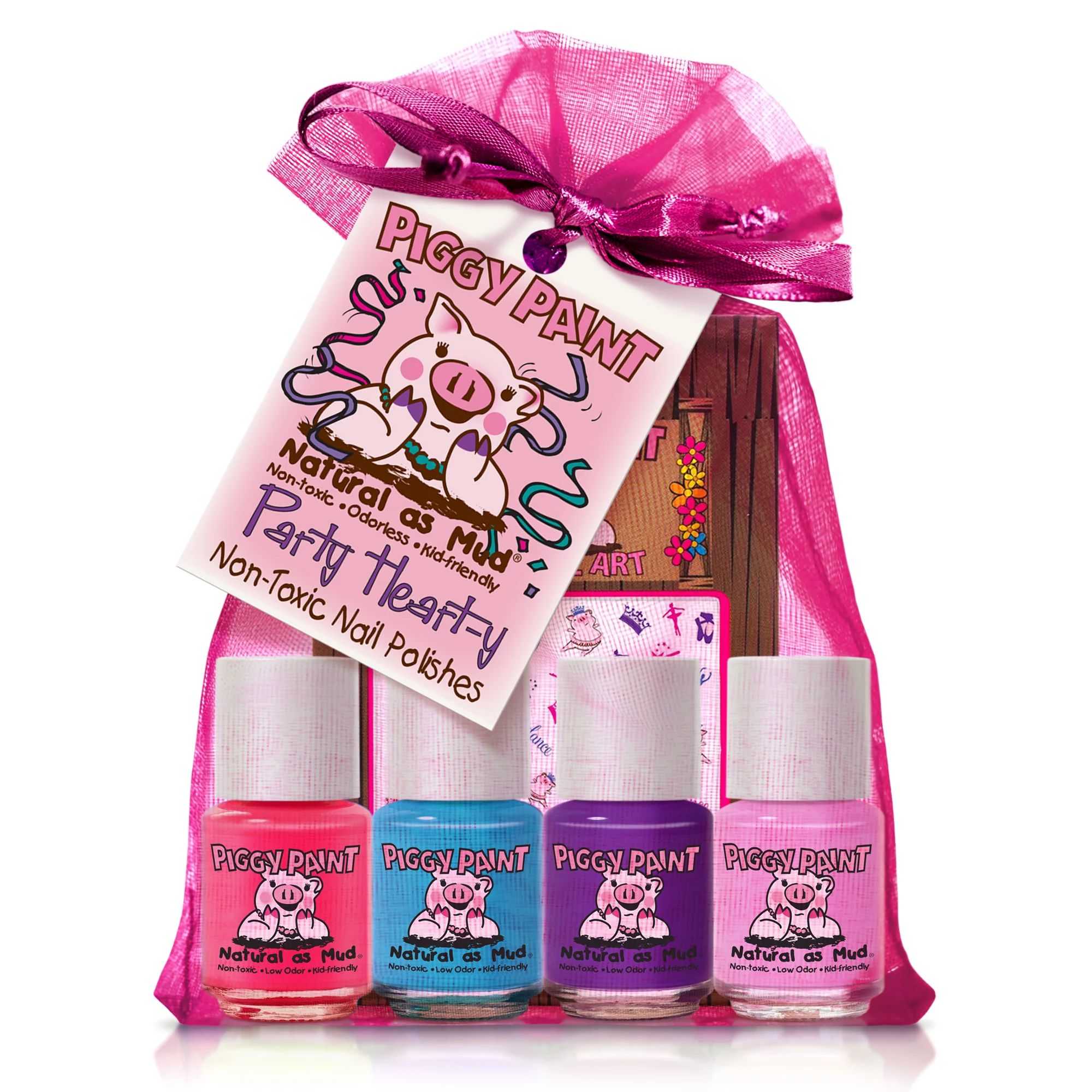 Piggy Paint Girls Nail Polish, 100% Non-toxic Safe, Cruelty-free Low Odor for Kids, Party Hearty ... | Walmart (US)